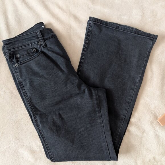 3/$30 Flaire high waist petit jeans - Picture 4 of 6